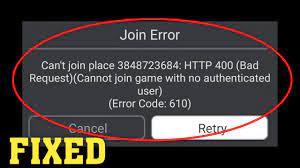 04.02.2019 · one of the first things you should do when you encountering the error code: What Is Error Code 610 In Roblox And How To Fix It
