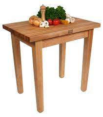 I sold a dark brown smaller table and 4. John Boos Butcher Block Kitchen Table Dining Table