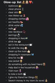 Glow Up List Beauty Routine Checklist Glow Up List Face Care Routine