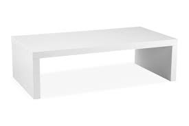 Ifama contemporary end table in white high gloss lacquer. Cloverdale Modern Coffee Table White Lacquer Apt2b