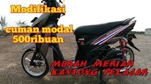 Dengan melakukan modifikasi, bisa eksterior, interior, hingga ruang mesin dan kolong mobil. Soul Gt 125 Modifikasi Low Budget Youtube