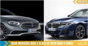 By autolist editorial | october 27, 2020. 2020 Mercedes Benz E Class Vs 2020 Bmw 5 Series Insights Carlist My