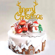 Best christmas cake for 2020. Merry Christmas Cake Topper Christmas Tree Reindeer Cupcake Topper Xmas Party Cake Decorations Navidad 2020 Kerst Decoratie Cake Decorating Supplies Aliexpress