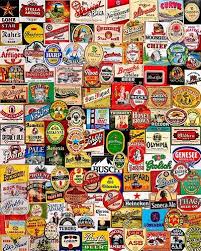 Beer Alcohol Collage Art Classic Vintage Food Jigsaw Puzzles 1000 Piece Jigsaw Puzzles Jigsaw