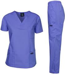 Amazon Com Dagacci Medical Uniform Woman And Man Scrub Set Unisex Medical Scrub Top And Pant Brown Xxxxl Medical Scrubs Men Medical Uniforms Medical Scrubs