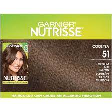 Garnier Nutrisse Nourishing Color Creme 51 Medium Ash Brown Medium Ash Brown Ash Brown Cool Brown Hair