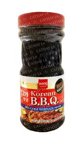 In a separate bowl, mix together the soy sauce, sesame oil, garlic, sugar, sake, and black pepper. Korean Bbq Bulgogi Marinade Beef Cathay La