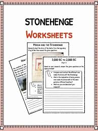 Stonehenge Facts Worksheets School Teacher Resources