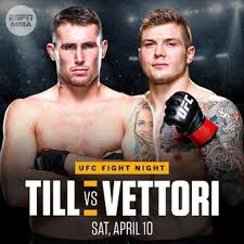 Espn's brett okamoto reports that vettori is close to finalizing a fight against darren till for a ufc fight night on april 10th. 4 Darren Till And 5 Marvin Vettori Headline Ufc Event On Abc And Espn Combat World News