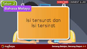 Download lagu tersurat mp3 gratis dalam format mp3 dan mp4. Tahun 2 Bahasa Melayu Membaca Isi Tersurat Dan Isi Tersirat Youtube