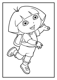 Check spelling or type a new query. Dora The Explorer Coloring Pages For Kids Drawing With Crayons