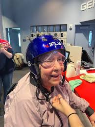 Nancy Lykins, one of our incredible residents, just soared to new heights  at iFly Cincinnati! We're beyond proud of her for embracing this thrilling  adventure. Executive Director Jamie was right there with