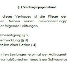 Vertrag über die bereitstellung von software. Software Pflegevertrag Wartungsvertrag Muster Zum Download