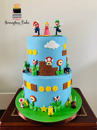 Well why not put them both together to create this when i came across this mario cupcake cake i thought it was such a clever idea. Super Mario Cake Mario Birthday Cake Super Mario Cake Mario Cake
