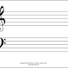 Free guitar staff and tab paper. 1