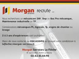 Interim Cdd Cdi Emploi Morganservices Lafleche Sarthe Mecanicien Sav Mec Maintenance Industrielle Offre Emploi Engin De Chantier