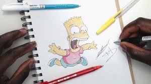 How to draw bart simpson jumping from the simpsons with easy step by step drawing tutorial. Sketch Sunday 26 How To Draw Bart Simpson Simpsons Demoose Art Simpsons Drawings Bart Simpson Art Simpsons Art