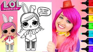 Download this coloring pages for free in hd resolution. Coloring Lol Surprise Dolls Hops Easter Coloring Page Prismacolor Markers Kimmi The Clown Youtube