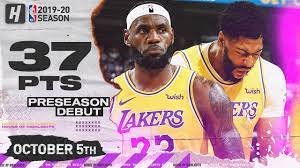 Posted by rebel posted on 17.05.2021 leave a comment on los angeles lakers vs golden state warriors. Anthony Davis Lebron James Impressive Lakers Debut Highlights Vs Warriors October 5 2019 Youtube