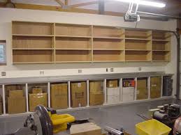 Furniture Custom Diy Wood Wall Mounted Garage Cabinet Above Box Shelf Storage With Stainless St Garage Cabinets Diy Easy Garage Storage Garage Storage Shelves