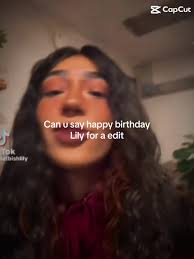 Lili Saying Happy Birthday