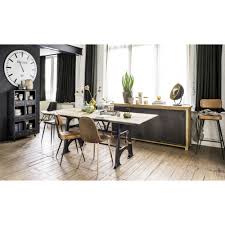 Sedia In Microfibra Marrone Effetto Anticato Maisons Du Monde Chaise Metal Mobilier De Salon Chaise Cuir