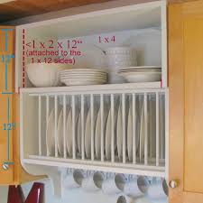 Plate Holders For Cabinets Upgrade Cabinets By Building A Custom Plate Rack Shelf Kitchen Furniture Storage Diy Kitchen Furniture Kitchen Furniture