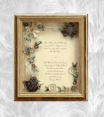 Wedding Shadow Box Shadowbox Shadowboxideas Homedecor Framed Wedding Invitations Gold Wedding Invitations Wedding Frames