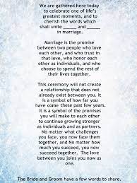 A series of vows and readings not tied to any religion. Pin On Weddings Shower