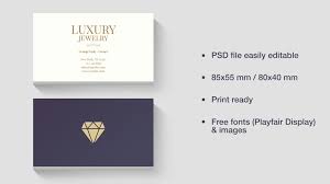 Jewelry business card design for jewelry showroom, designers, & related business. Jewelry Business Card 36515 Business Cards Design Bundles