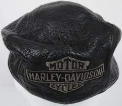 Vintage Harley Davidson Men S Bar Shield Newsboy Hat Cap Black Leather Pebbled Harleydavidson News Vintage Harley Davidson Harley Davidson Men News Boy Hat