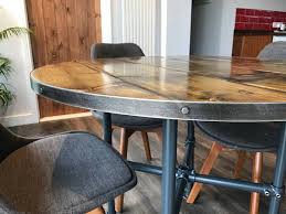Industrial Dining Table Round Dining Table Kitchen Table Industrial Dining Table Industrial Dining Table Round Round Dining Table
