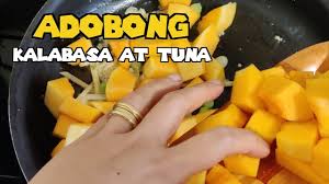 My kids who do not want to eat kalabasa or squash end up loving this dish, they usually ask their mom to prepare it for afternoon snacks. How To Cook Adobong Kalabasa At Tuna Filipino Style Squash Tuna Youtube