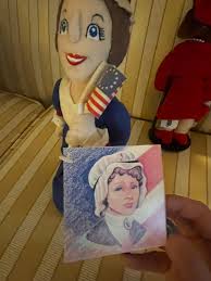 U Pick Famous Be'an Bean Collectible Creation Station Jacqueline Jackie  Bouvier Fennedy Onassis OR Betsy Ross American Flag With Tags Stands