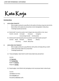 Mengenal pasti sama ada contoh ayat yang diberikan adalah ayat aktif atau ayat pasif. Gambar Kata Kerja Tak Transitif Cikimm Com