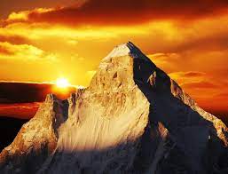 shivling peak on sunset himalayas activeadventures photography wanderlust adventuretraveler himalayas suns natural landmarks solo female travel annapurna