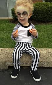 @_jamie_fort_ shared a photo on instagram: Cute Diy Beetlejuice Costume For A Toddler Halloween Kostume Fur Jungen Halloween Kinderkostume Beetlejuice Kostum