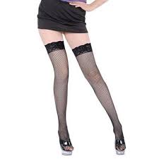 For more information on our shipping policies, please see below. Fishnet Thigh Highs Black