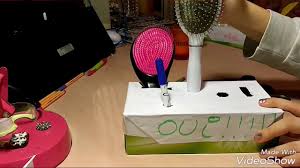 Art de salle de bain sur toile. Recyclage Boite De Mouchoir Boite Porte Brosses Youtube