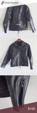 Unik 100 Leather Zip Lined Moto Jacket Size M Fashion Trend Dresses Fashion Clothes Design