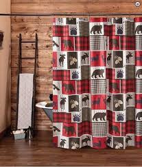 Black Bear Shower Curtain Hooks Pin By Amber Grooms On Bathroom In 2020 Fabric Shower Curtains Curtain Hooks Bathroom Themes