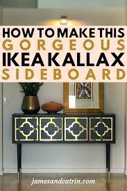 The 12 best ikea desk hacks #1 slim desk ikea hack. The Ikea Hack Behind This Stunning Kallax Sideboard James And Catrin Ikea Furniture Hacks Ikea Hack Ideas Ikea Diy