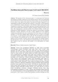 Dasar pendidikan (falsafah pendidikan kebangsaan). Https Journal Uinsgd Ac Id Index Php Jurnal Tarbiya Article Download 139 Pdf 5