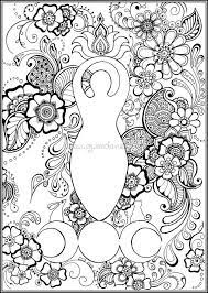 Pagan coloring pages emoji angei. Colour The Goddess Zentangle Colouring Sheet A4 Pagan Art Witch Coloring Pages Mandala Coloring Pages Coloring Pages