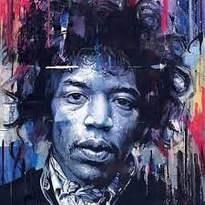 Jimi Hendrix, Acrylic