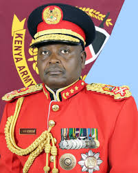 LT GEN WALTER R KOIPATON MGH CBS OGW 'NDC' (K) 'PSC' (TZ) COMMANDER KENYA  ARMY