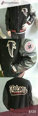 Vtg Atlanta Falcons Football Varsity Jacket 48 Varsity Jacket Atlanta Falcons Football Jackets