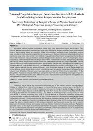 Misalnya seperti kikil, krecek, babat, ceker ayam, daging ayam, kacang hijau, beras yang dibuat lontong atau ketupat, kacang, beras ketan putih/hitam, sagu mutiara, ubi. Pdf Processing Technology Of Ketupat