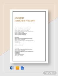 At the same time, they will also develop skills which will. Internship Student Report Template 13 Free Word Pdf Format Download Free Premium Templates