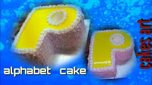 We think this is the perfect chocolate cake and the letters looks great on top! Alphabet Cake A Letter Cake Decoration Chocolate Cake Youtube